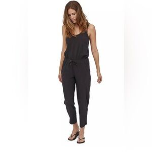 Patagonia Black Sleeveless Jumpsuit Romper Size Small